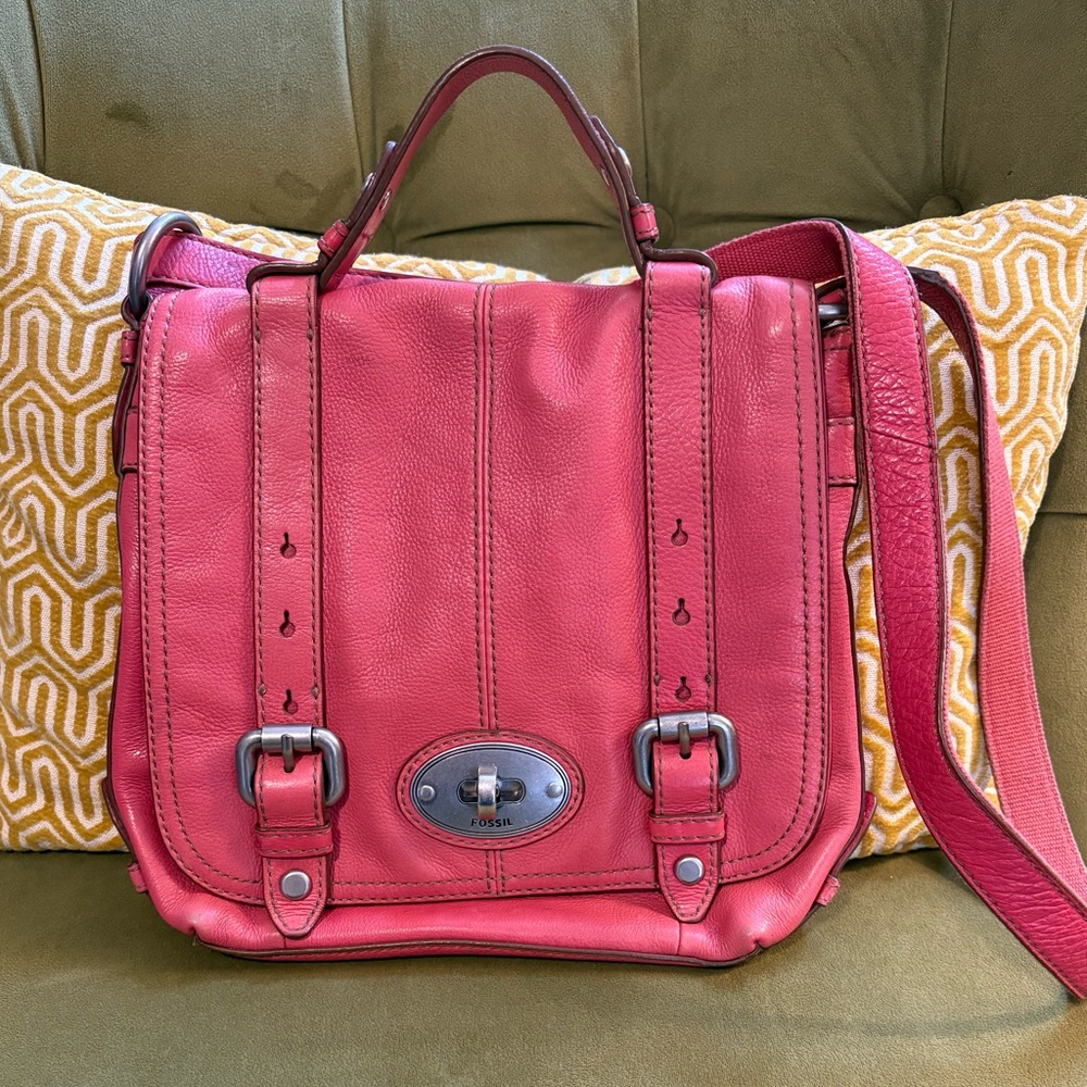 Fossil purse - Maddox Organizer Flap Crossbody Bag - Pink